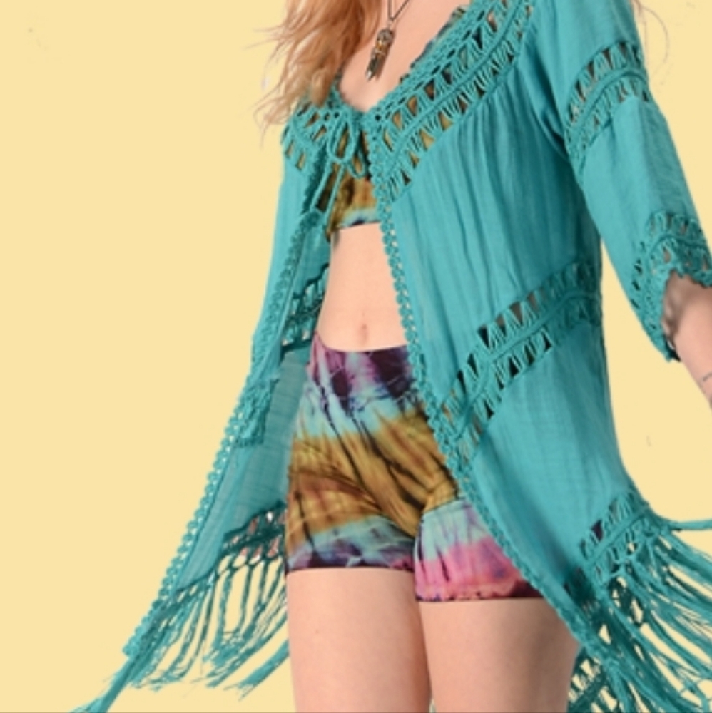 Fringe Crochet Cardigan